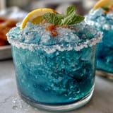 Blue Raspberry Lemonade Slushie