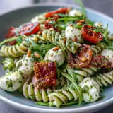 Summer Pasta Pesto Mozzarella