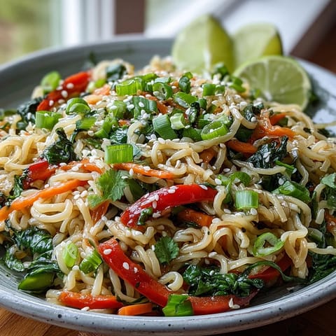 Tender kelp noodles and vibrant veggies tossed in a delightful Asian-inspired stir-fry.