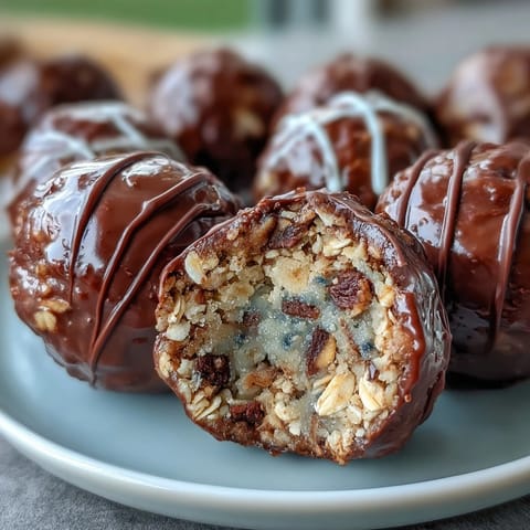 Wholesome energy balls packed with oats and mini chocolate chips, perfect for fueling soccer players on the go.