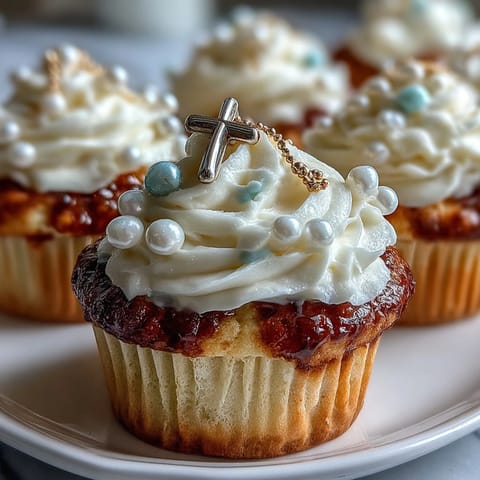 Mini First Communion Cupcakes