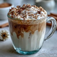 Dandelion Tea Latte with Oat Milk and Vanilla, a creamy caffeine-free latte with roasted dandelion root and vanilla flavor.